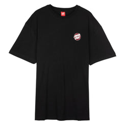 Santa Cruz T-Shirt Chest Dot Emb T-Shirt Black - XL - OUTLET
