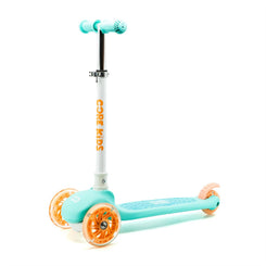 CORE Kids Foldy 3 Wheel Scooter - Teal / Peach