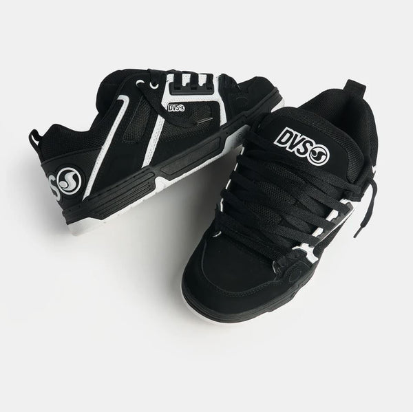DVS Comanche Skate Shoes Black White - Skatewarehouse.co.uk