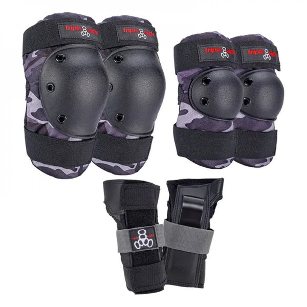 Triple Eight Pads Saver Series 3-Pack - Charcoal / Camo