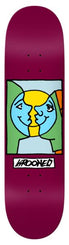 Krooked Easy Rider Moonsmile - (Maroon) Skateboard Deck - 8.25"