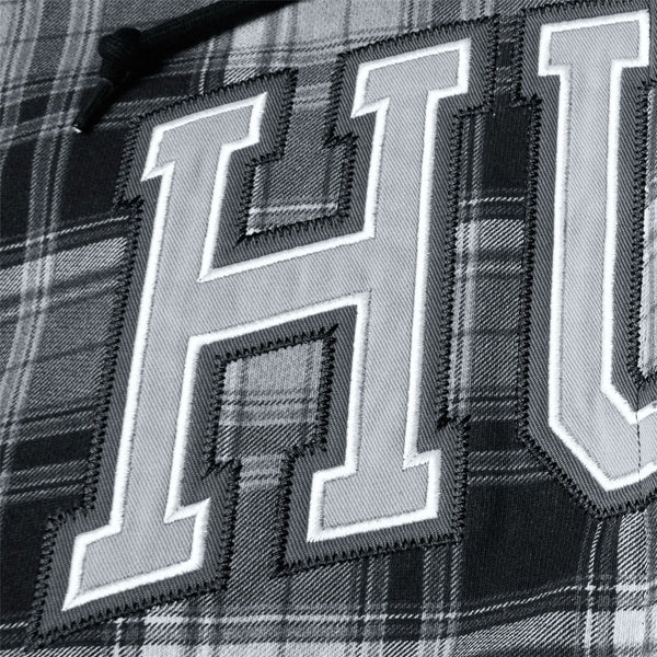 HUF Arch Plaid FZ Heavyweight Hoodie (Black)