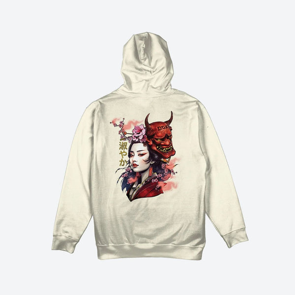DGK Fortune Hooded Fleece Bone - Skatewarehouse.co.uk