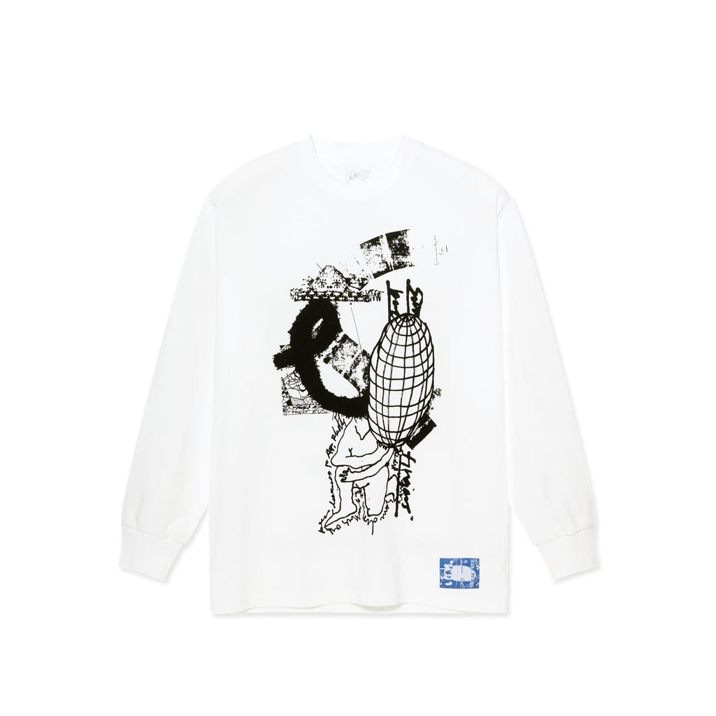 Last Resort AB FIG 16 LS Tee (White / Black) - S