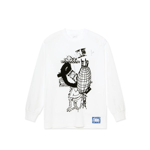 Last Resort AB FIG 16 LS Tee (White / Black) - S