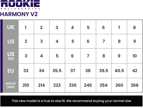 Rookie Quad Skate Rollerskates Harmony V2 - Leopard