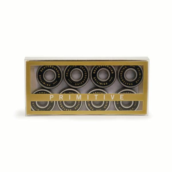 Primitive Single - Black / Gold, One Size Skateboard Bearings