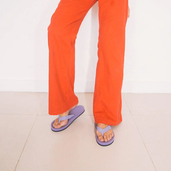 Indosole - Womens Flip Flops - Easy Living Lite - Purple Haze Shoes