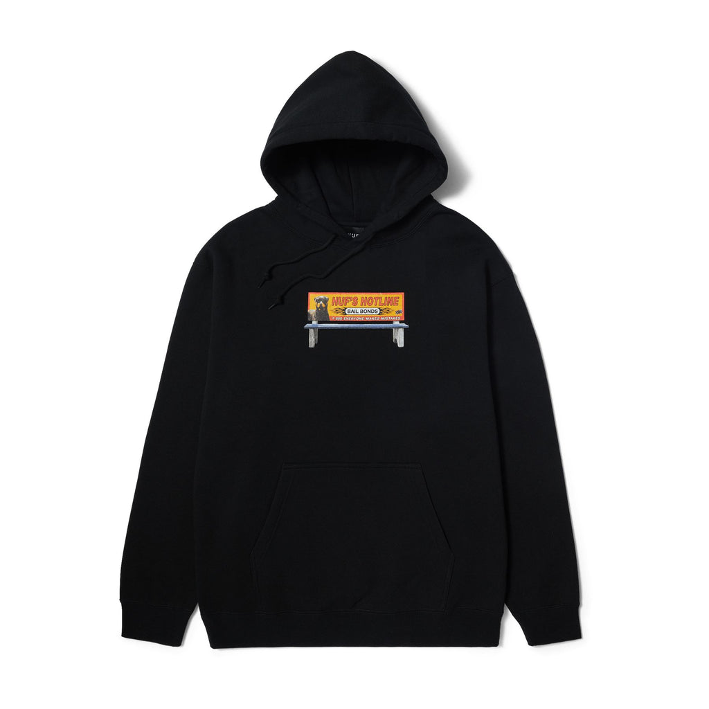 HUF Bail Bonds P / O Hoodie (Black) - S
