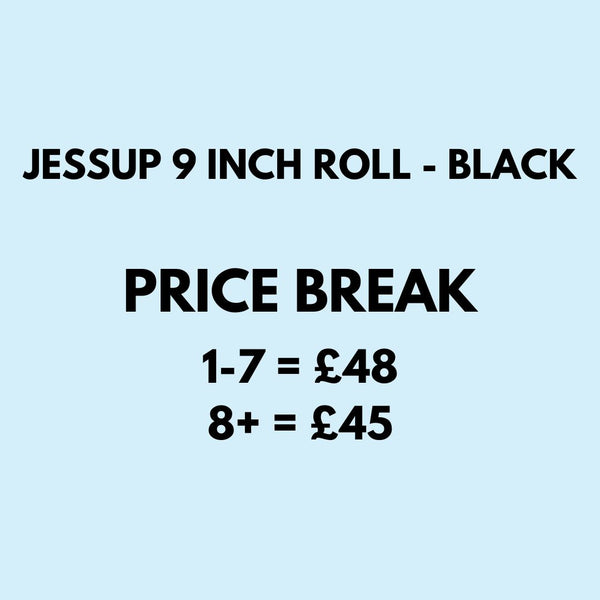 Jessup (9 Inch) Roll Black Skateboard Deck - 9.0