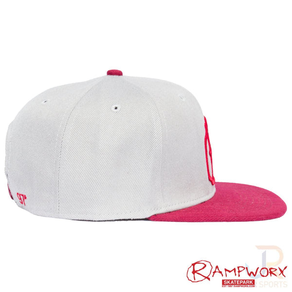 Rampworx Snapbacks LE 97.5 - Grey / Grey / Burgandy