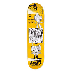 Polar Skate Co Oski - I Think You Perfect - Yellow Skateboard Deck - 8.0"