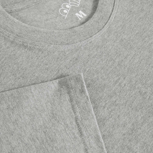 Last Resort AB Eurostyle SS Tee (Grey Melange / White)