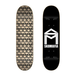 House Logo Black 6.0"x Sk8Mafia Micro Skateboard Deck - 23.5"