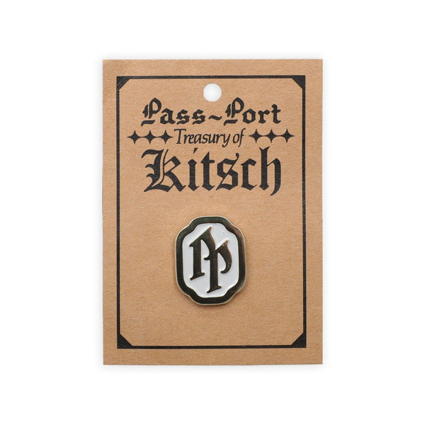 Pass~Port Emblematic Pin (Gold / White) - One Size
