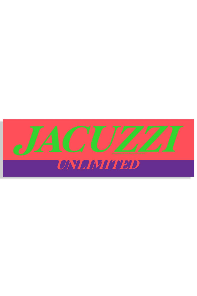 Jacuzzi Unlimited Flavor Logo 5 Pk Sticker Multi One Size