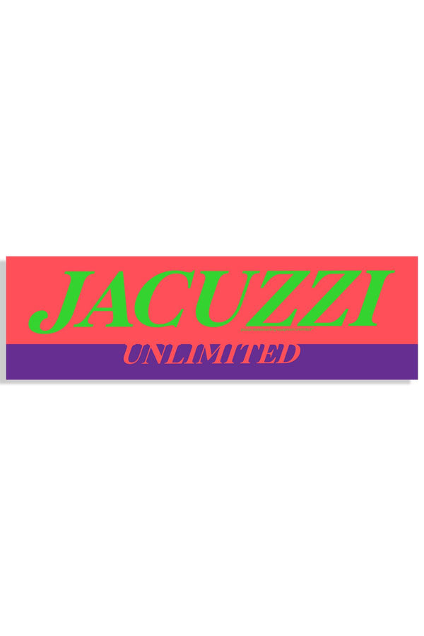 Jacuzzi Unlimited Flavor Logo 5 Pk Sticker Multi One Size