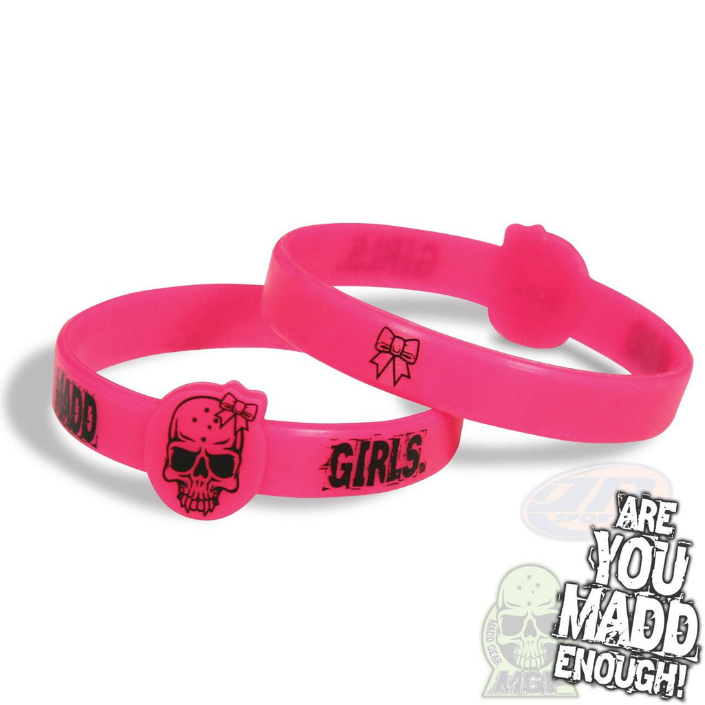 Madd Gear Madd Wrist Band 18.5Cm - Madd Pink - Skatewarehouse.co.uk
