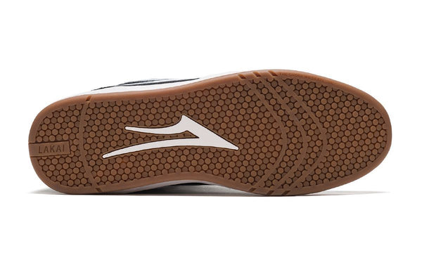 Lakai Brighton Black Suede Skate Shoes - Skatewarehouse.co.uk