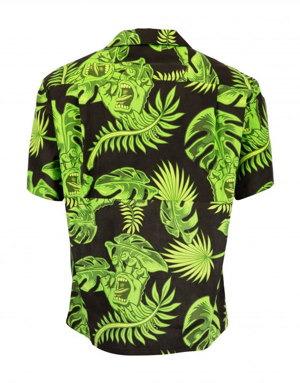 Santa Cruz Shirt Cabana S/S Shirt - Black - Skatewarehouse.co.uk