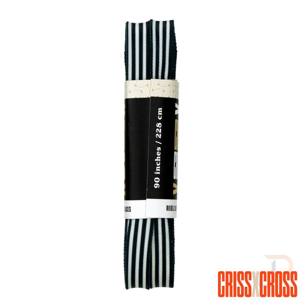 Criss Cross X Derby Laces - Official - Blk / Wht - 90