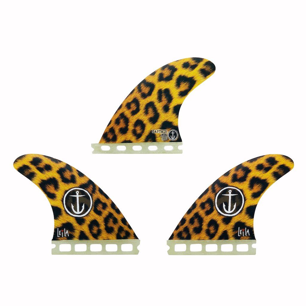 Captain Fin Co - Leila Hurst Cheetah Tri - Small - Cheetah (Futures) - S