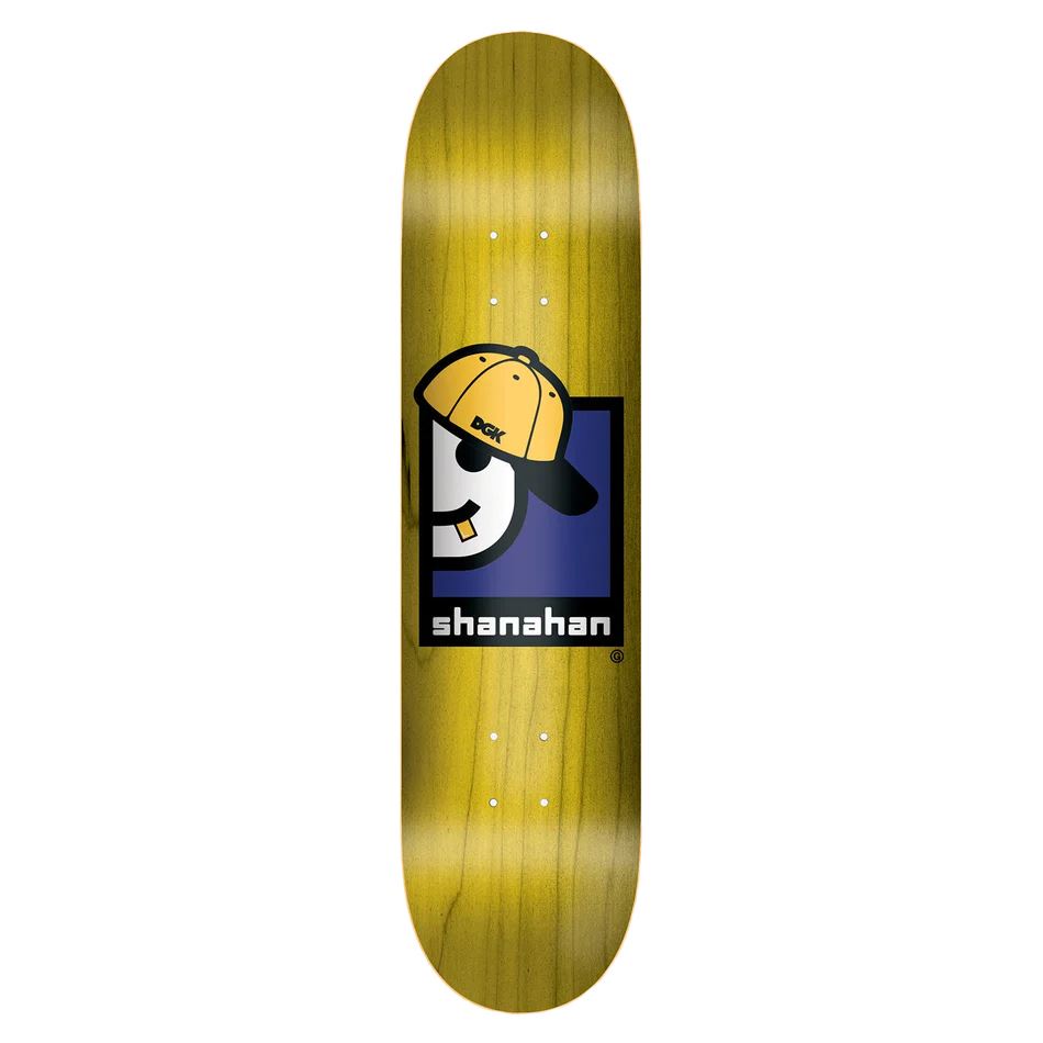 DGK Shanahan 'Thrift' (Assorted) Skateboard Deck - 8.5" - Skatewarehouse.co.uk