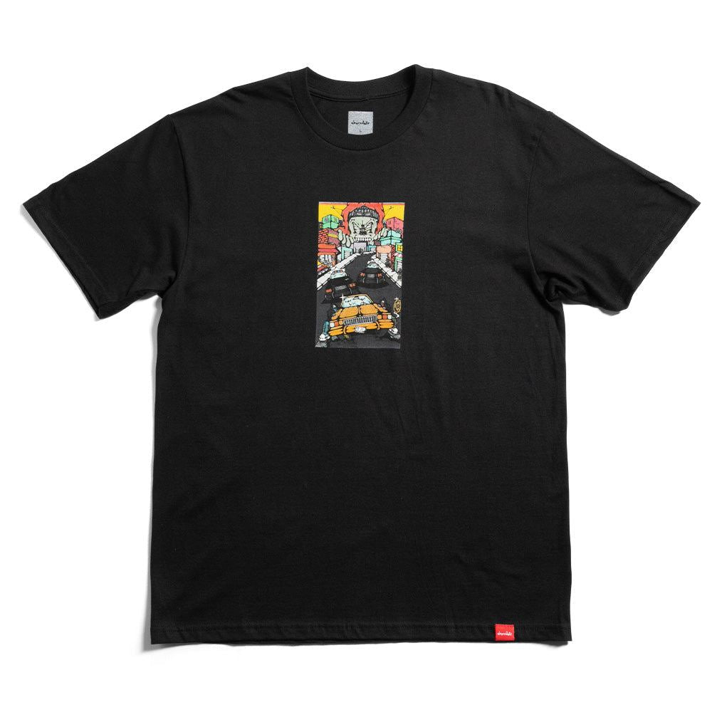 Chocolate Fiend Street Tee Black - Skatewarehouse.co.uk