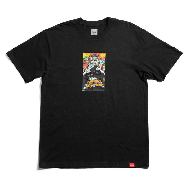 Chocolate Fiend Street Tee Black - Skatewarehouse.co.uk