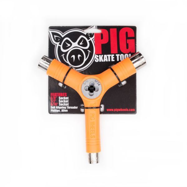 Pig Skateboard Tool - Orange - Skatewarehouse.co.uk