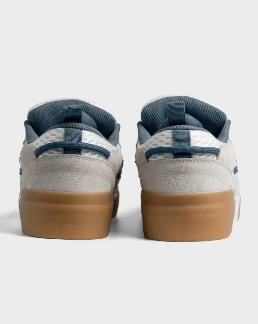 Lakai Payload Skate Shoes White Suede Blue Gum - UK 8