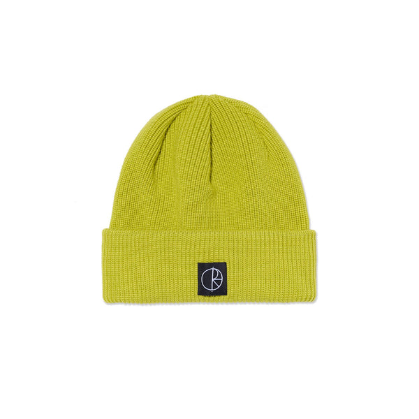 Double Fold Merino Beanie (Moss Green) - One Size