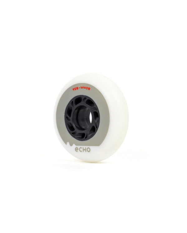 Echo Drift Wheels 80mm Pack of 4 - White / Cream - Skatewarehouse.co.uk
