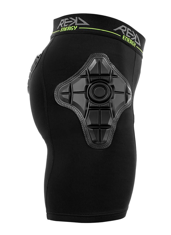 REKD Energy Pro Impact Shorts - Black - Skatewarehouse.co.uk
