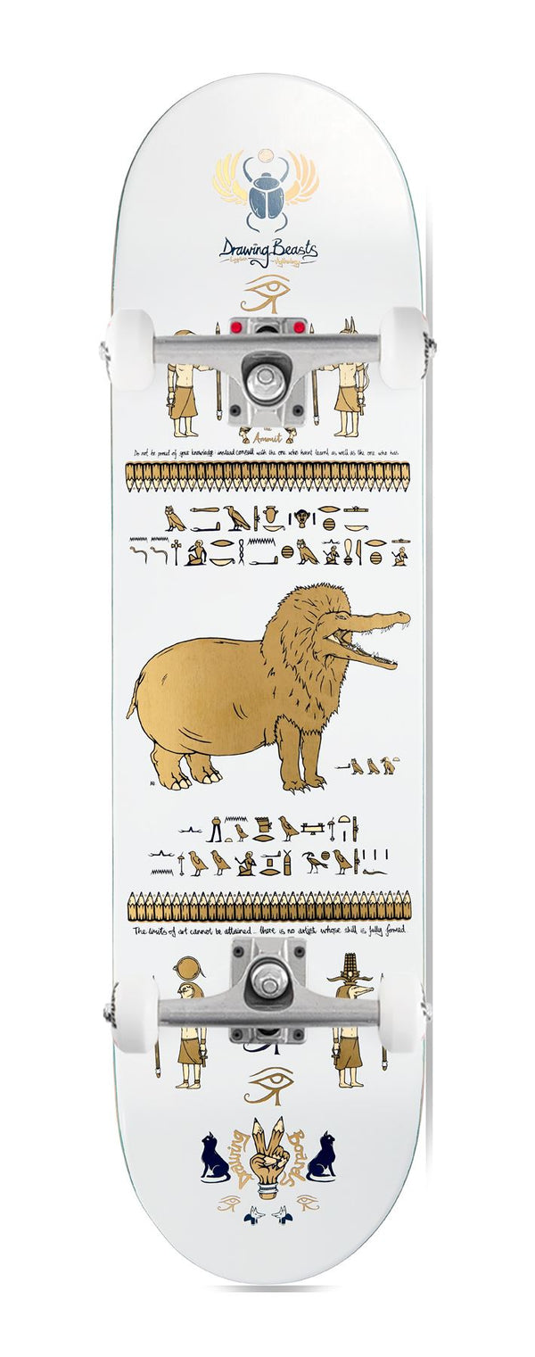 Drawing Boards Mythology Series - Ammit x Venom Custom Complete Skateboard - 8.25