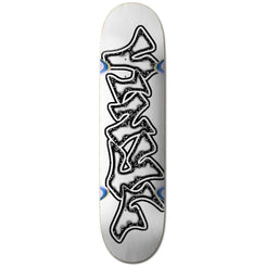 Vinyl Graffiti Logo (Skateboard Wheels Wells) Skateboard Deck - 8.25"