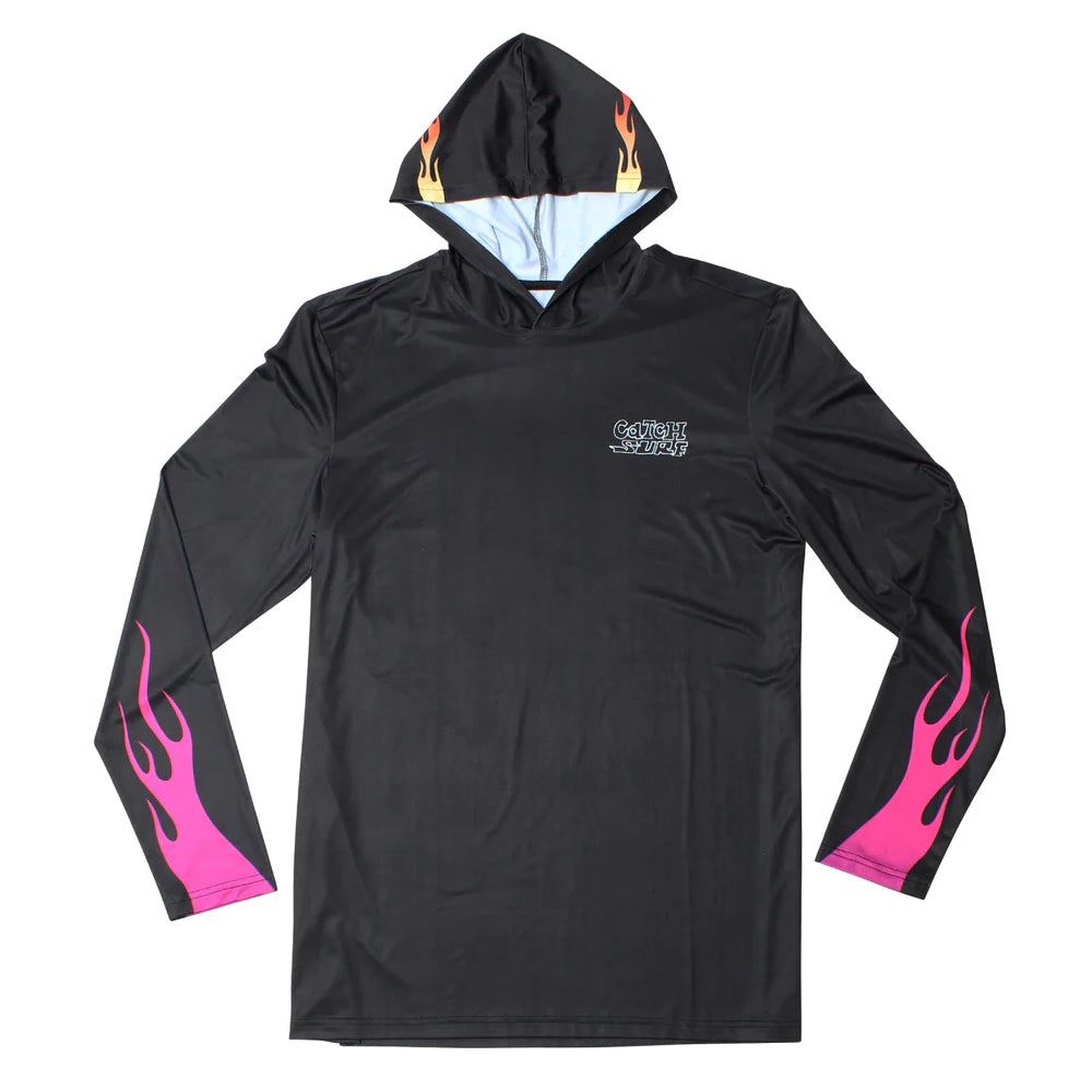 Catch Surf - Koston x Gonz Hooded L / S Shirt - Black Eric Koston x Mark Gonz