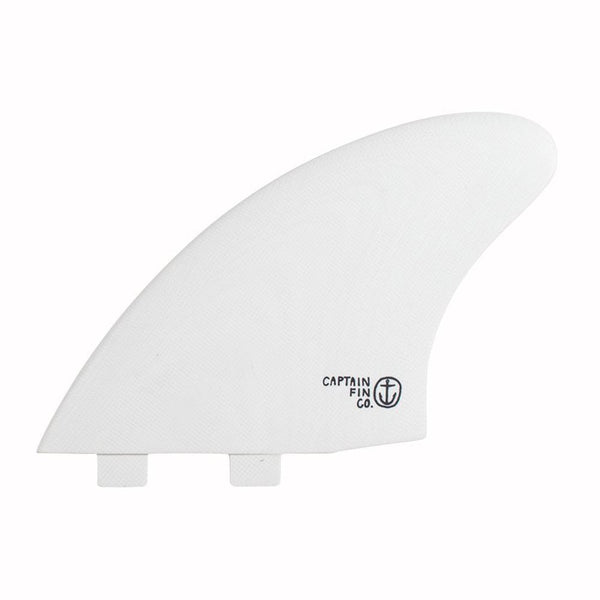 Captain Fin Co - CF Twin Keel - Large - White (FCS) - L