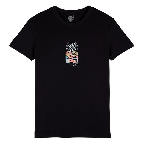 Santa Cruz Womens T-Shirt Digi Bloom T-Shirt - Black - Skatewarehouse.co.uk