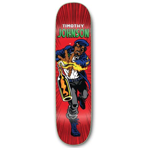 StrangeLove Timothy Johnson Panther Pro 8.25 x 32.25 (WB: 14.25) - Sean Cliver (Screened) Skateboard Deck - 8.25
