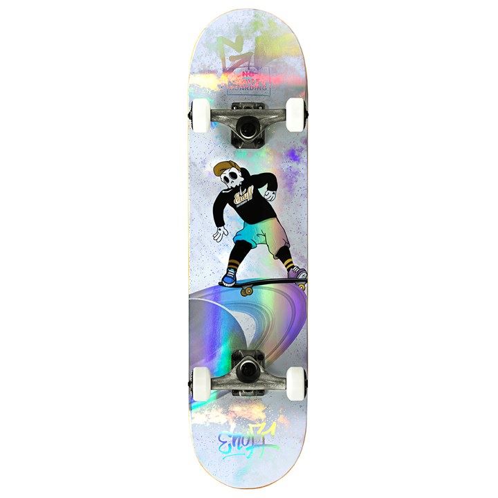 Enuff Skully Hologram Complete Skateboard - 7.25"