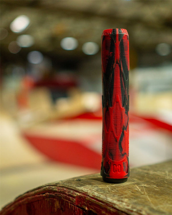 CORE Pro , Soft 170mm - Lava (Red / Black) Scooter Bar Grips