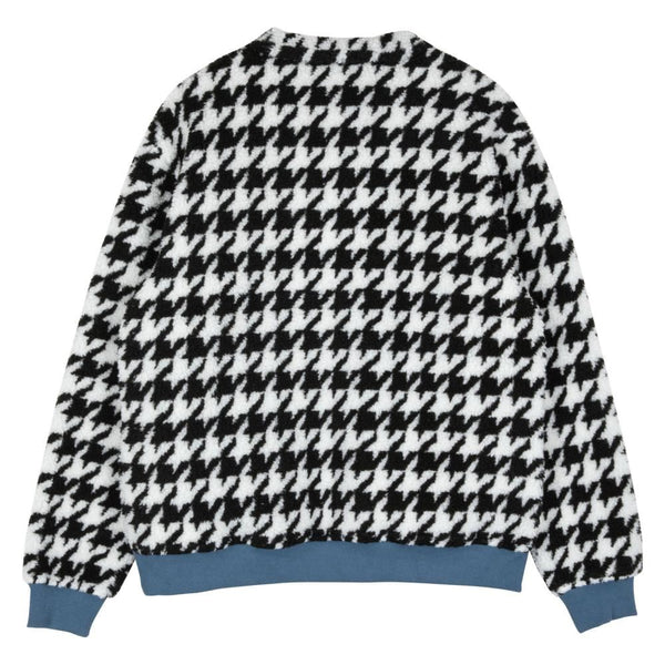 Santa Cruz Womens Jacket Astra Sherpa Fleece - Black / White - Skatewarehouse.co.uk