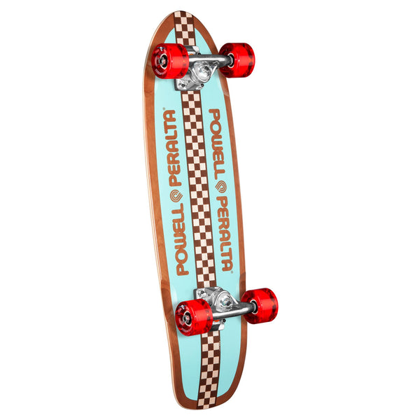 Powell 'Retro Checker' Sidewalk Surfer • Shape • x Complete Skateboard - 8.37
