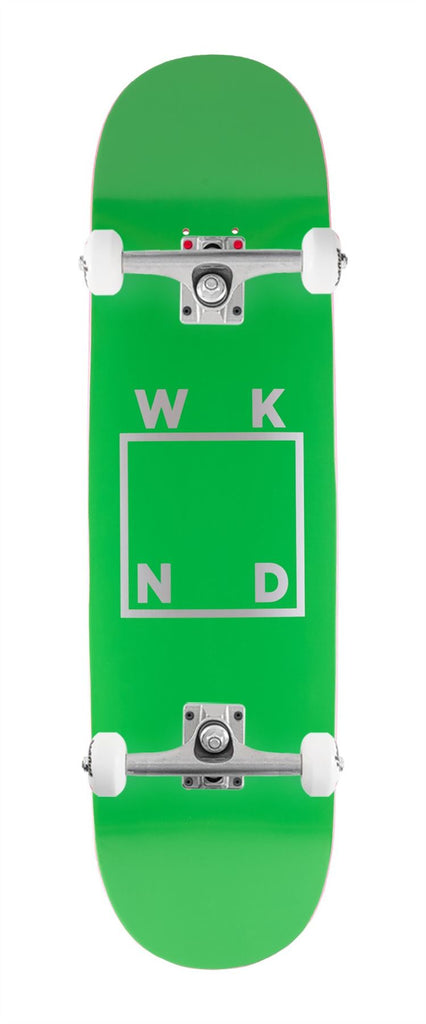 WKND Logo Board Green (PS) x Venom Custom Complete Skateboard - 8.25"