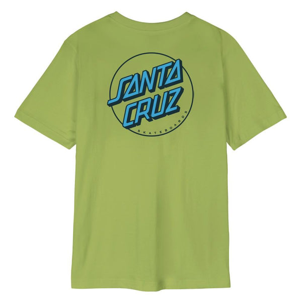 Santa Cruz Womens T-Shirt Partial Dot T-Shirt - Apple - Skatewarehouse.co.uk