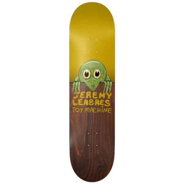 Toy Machine Leabres Fence Skateboard Deck - 8.5" - Skatewarehouse.co.uk