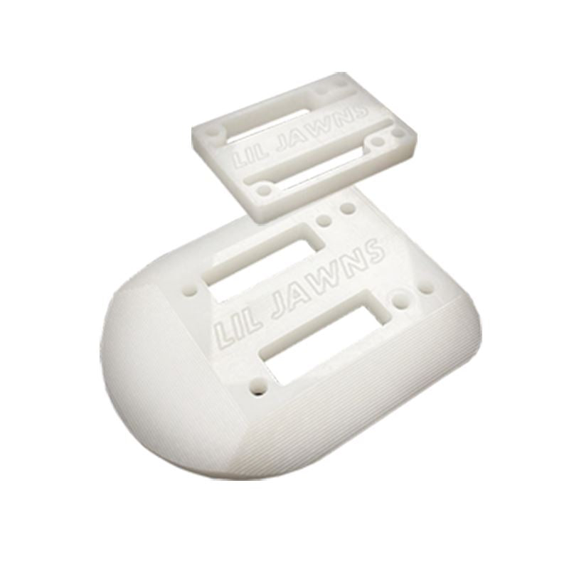 Lil Jawn Block Riser Set White Skateboard Hardware
