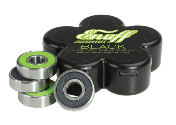 Enuff Skateboard Bearings - Black - Skatewarehouse.co.uk