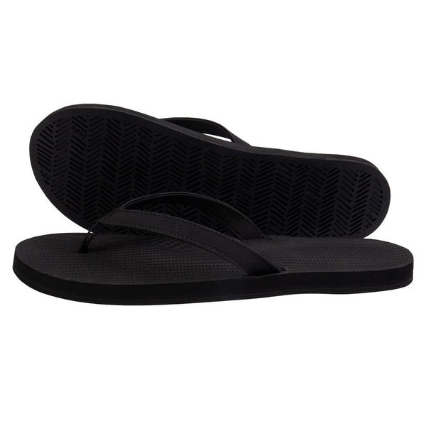 Indosole - Womens Flip Flops - ESSNTLS - Black Shoes